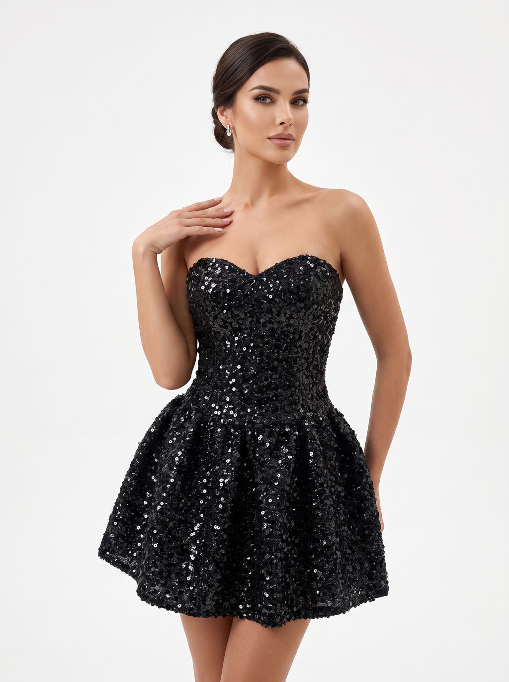 Black Cocktail Night Dress