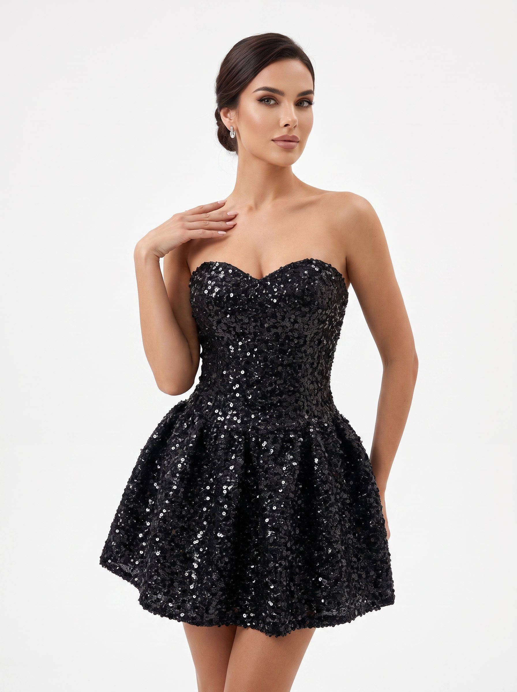 Black Cocktail Night Dress