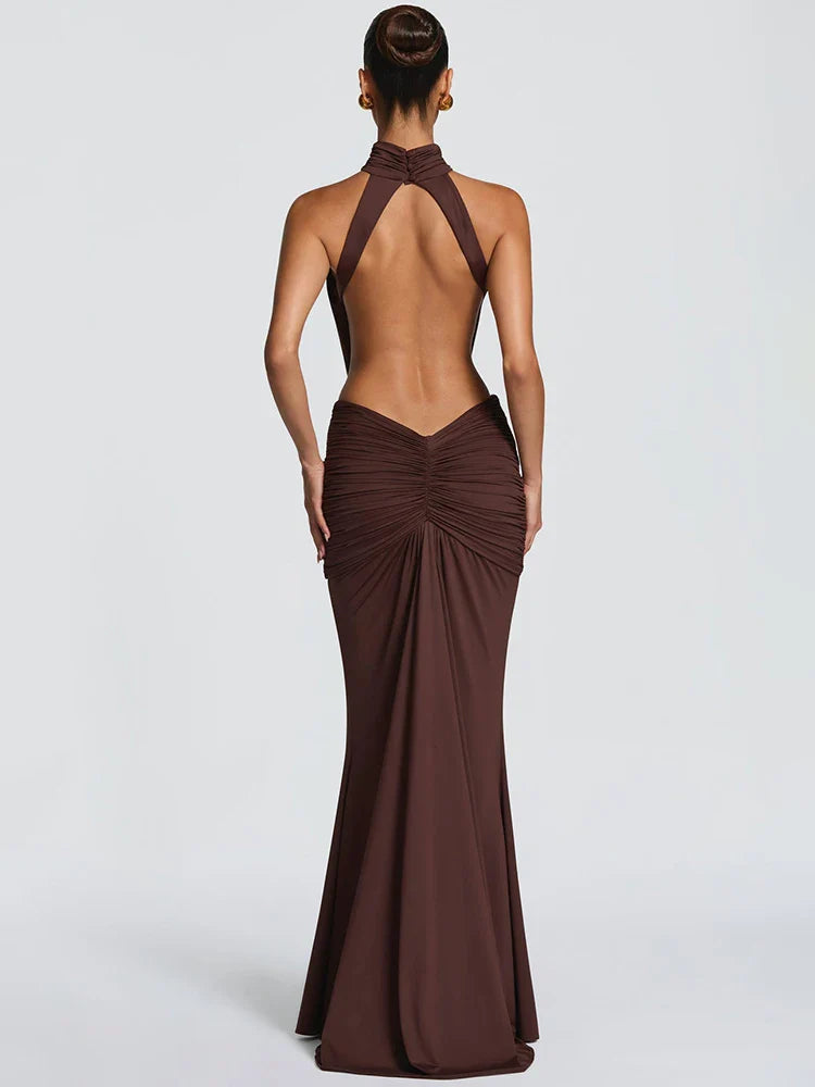 Royal Backless Dress