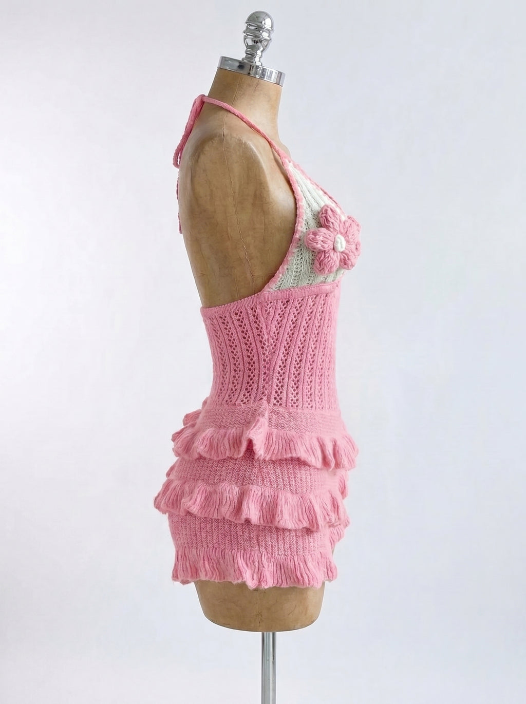 Knitted Vacation Ruffle Jumpsuit