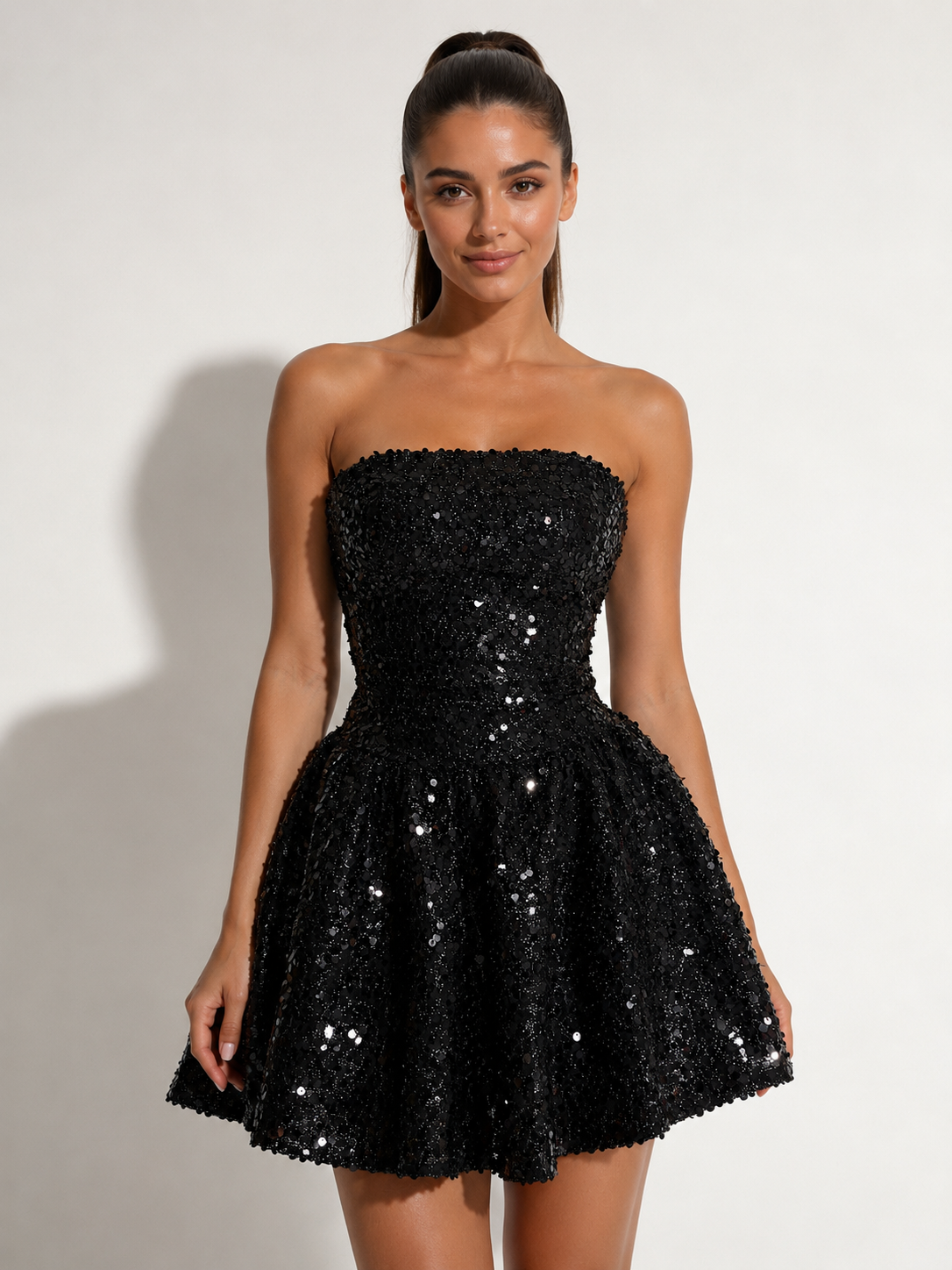 Black Cocktail Night Dress