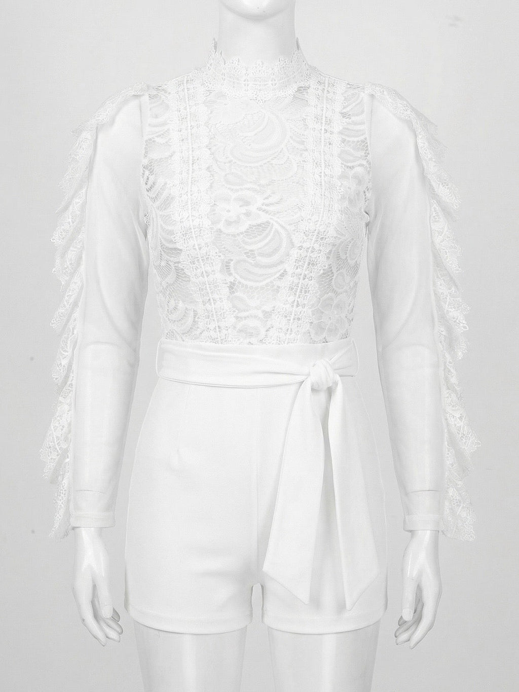 Classy Lace Top Jumpsuit