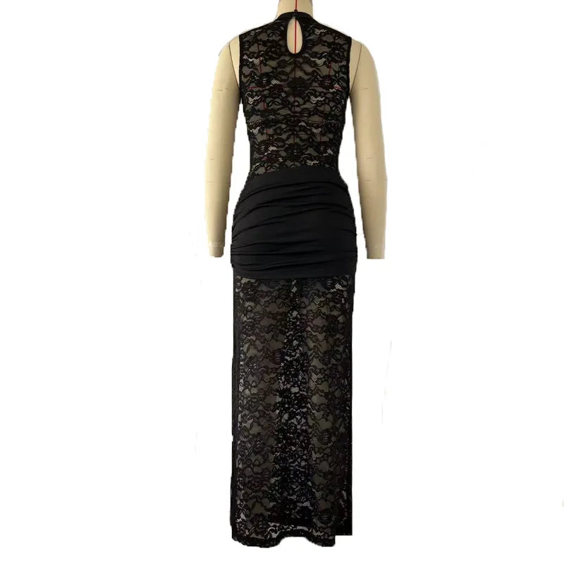 Sexy Long Lace Dress