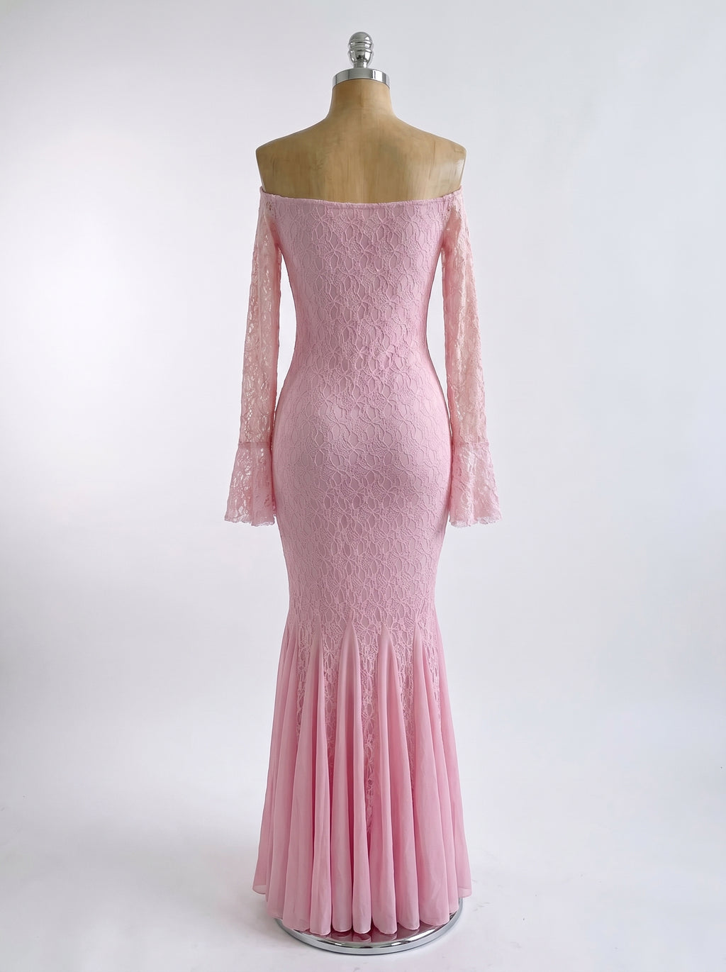 Elegant Pink Long Dress