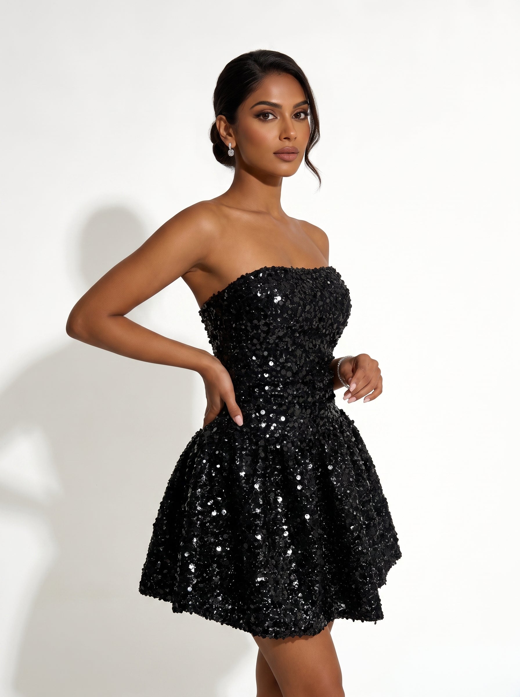 Black Cocktail Night Dress