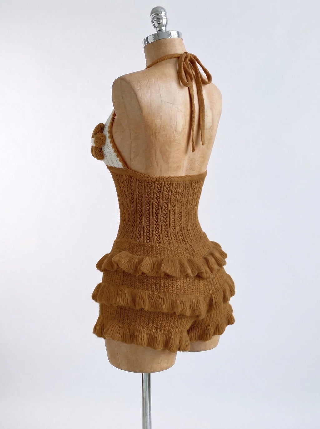 Knitted Vacation Ruffle Jumpsuit