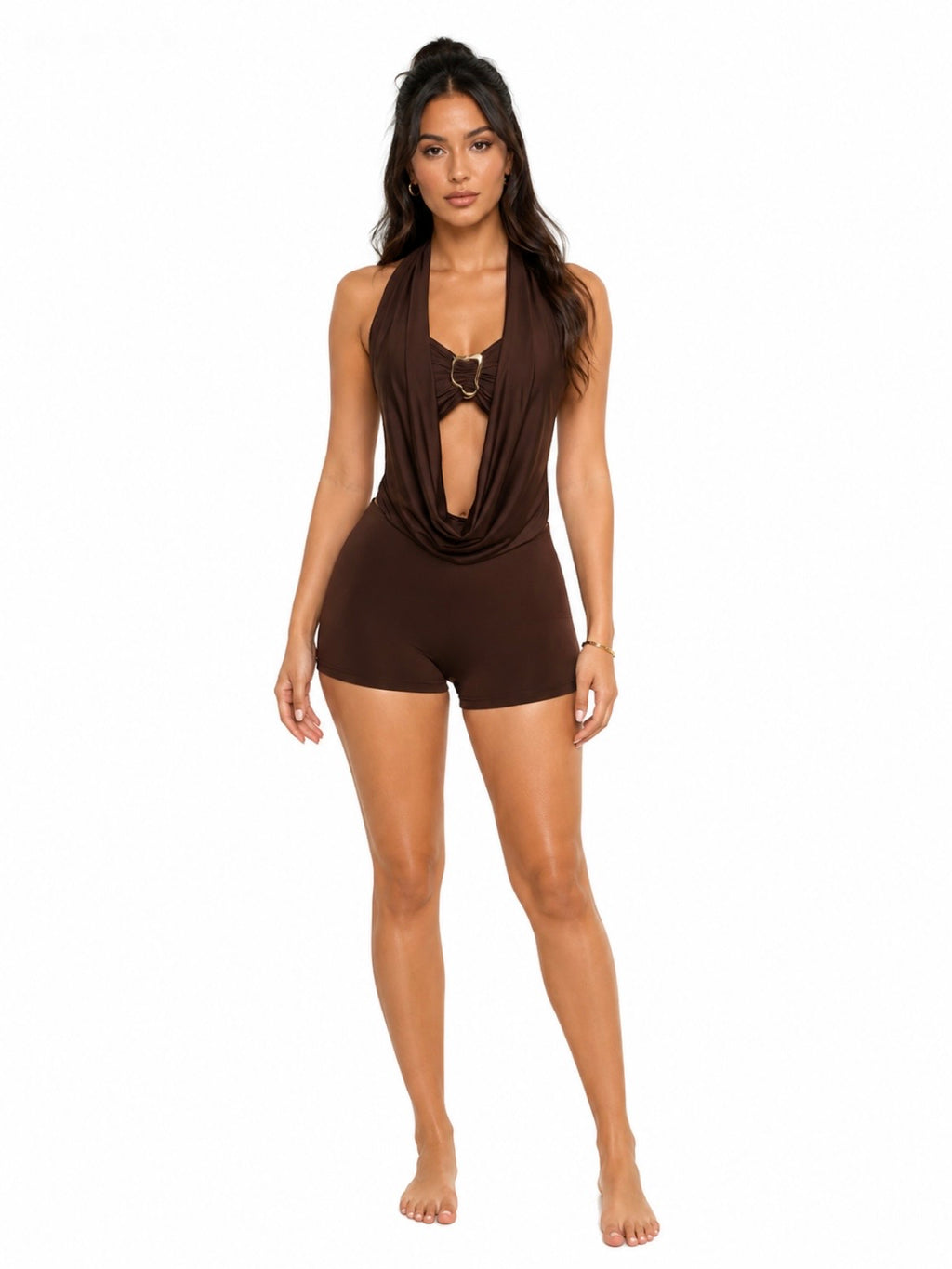 Summer Swinging Slim Romper