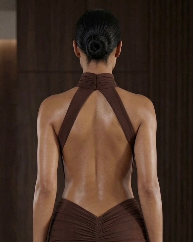 Royal Backless Dress