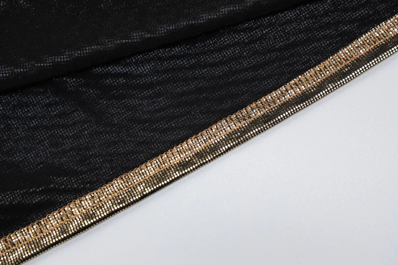 Bling Dress With Side Slit And Backless