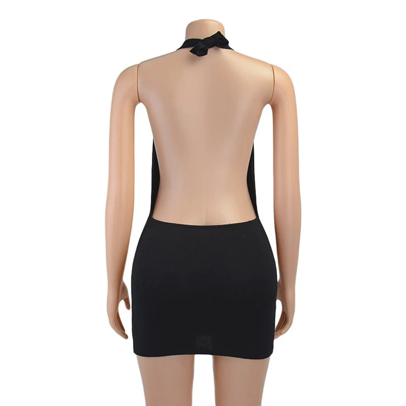 Backless Mini Dresses