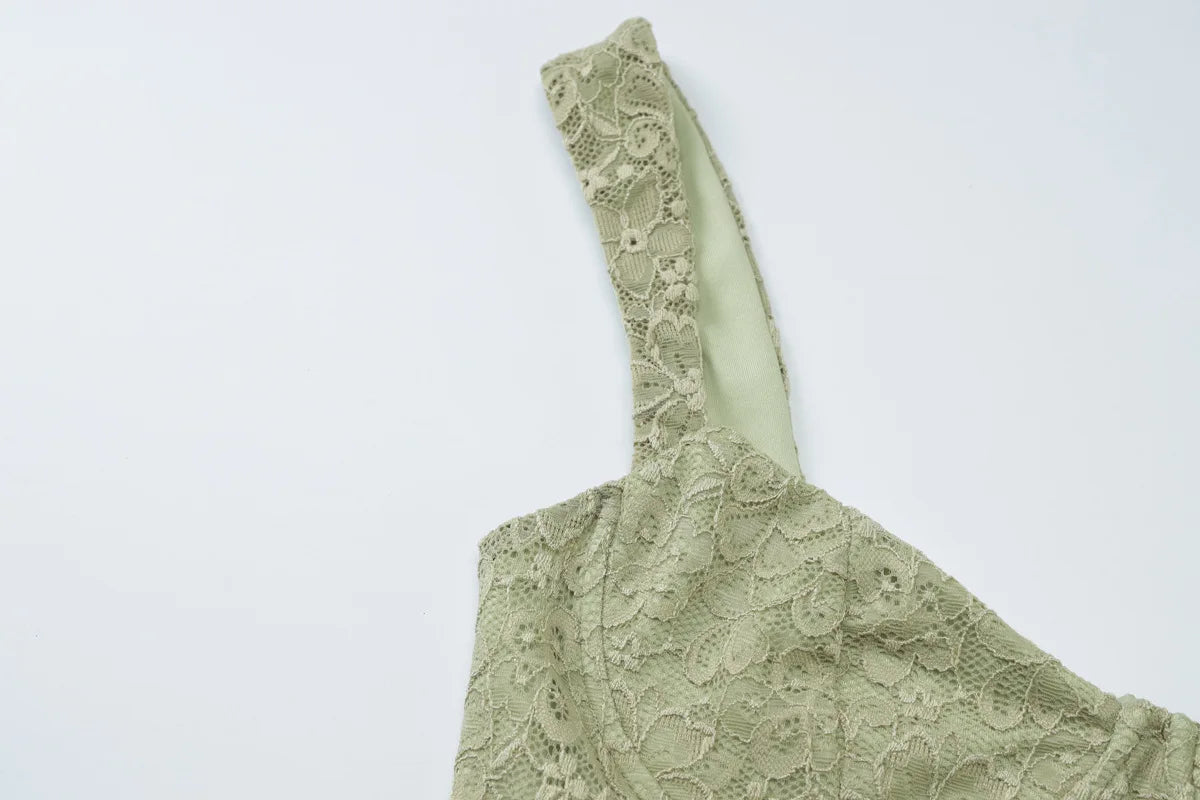Classy Tie Up Lace Dress