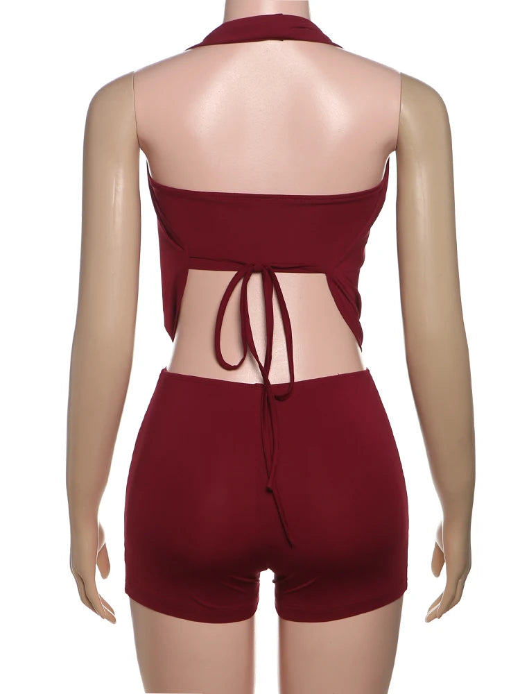 Summer Swinging Slim Romper