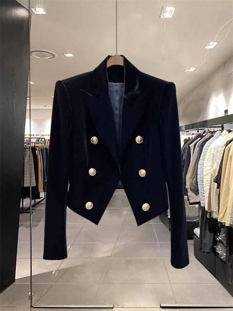 Business Velvet Coat