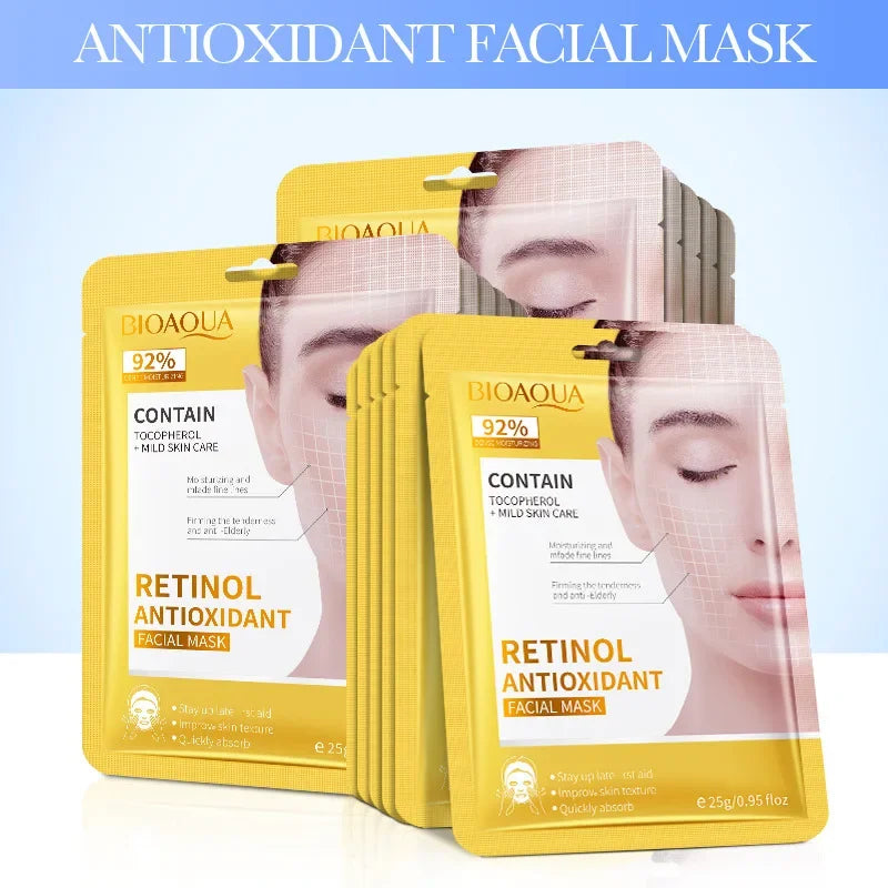 Skin Care BIOAQUA Retinol Collagen Anti Wrinkle Facial Masks