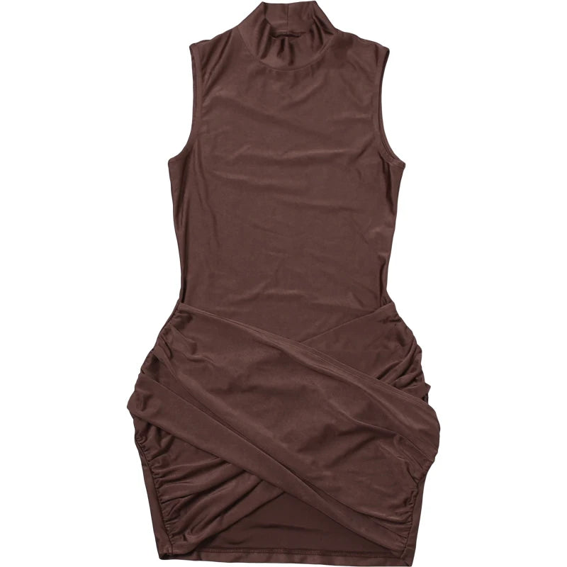 Classy Crossover Mini Dress