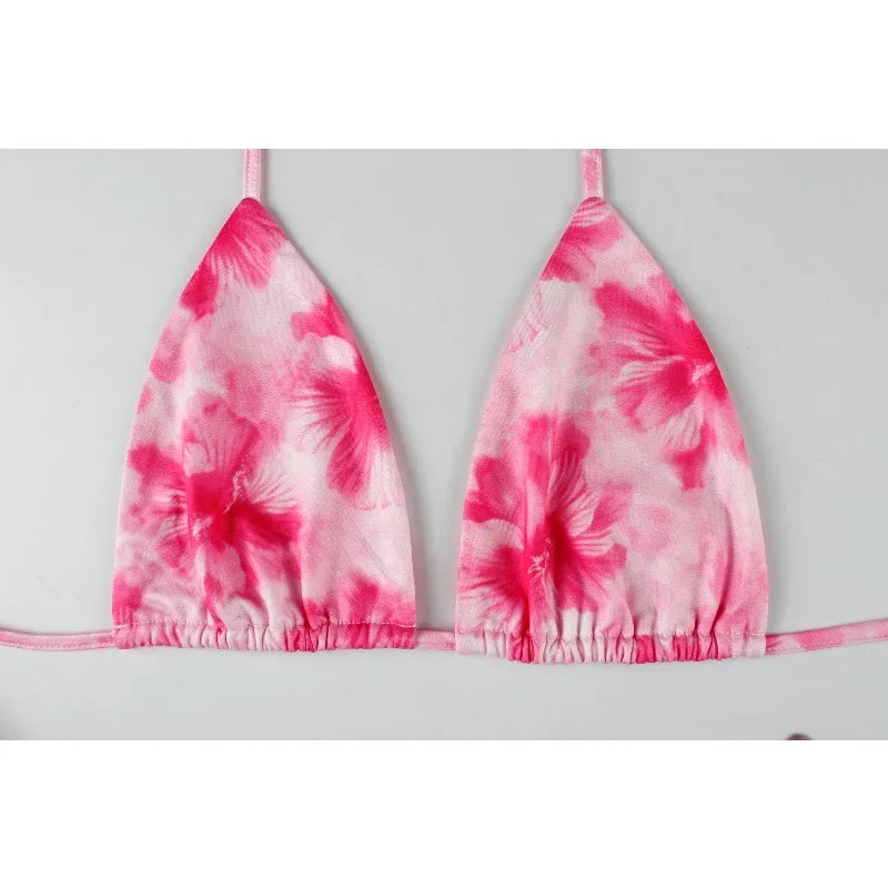 Gorgeous Bikini Set With Ruffle Skirt (Three Piece Sets)