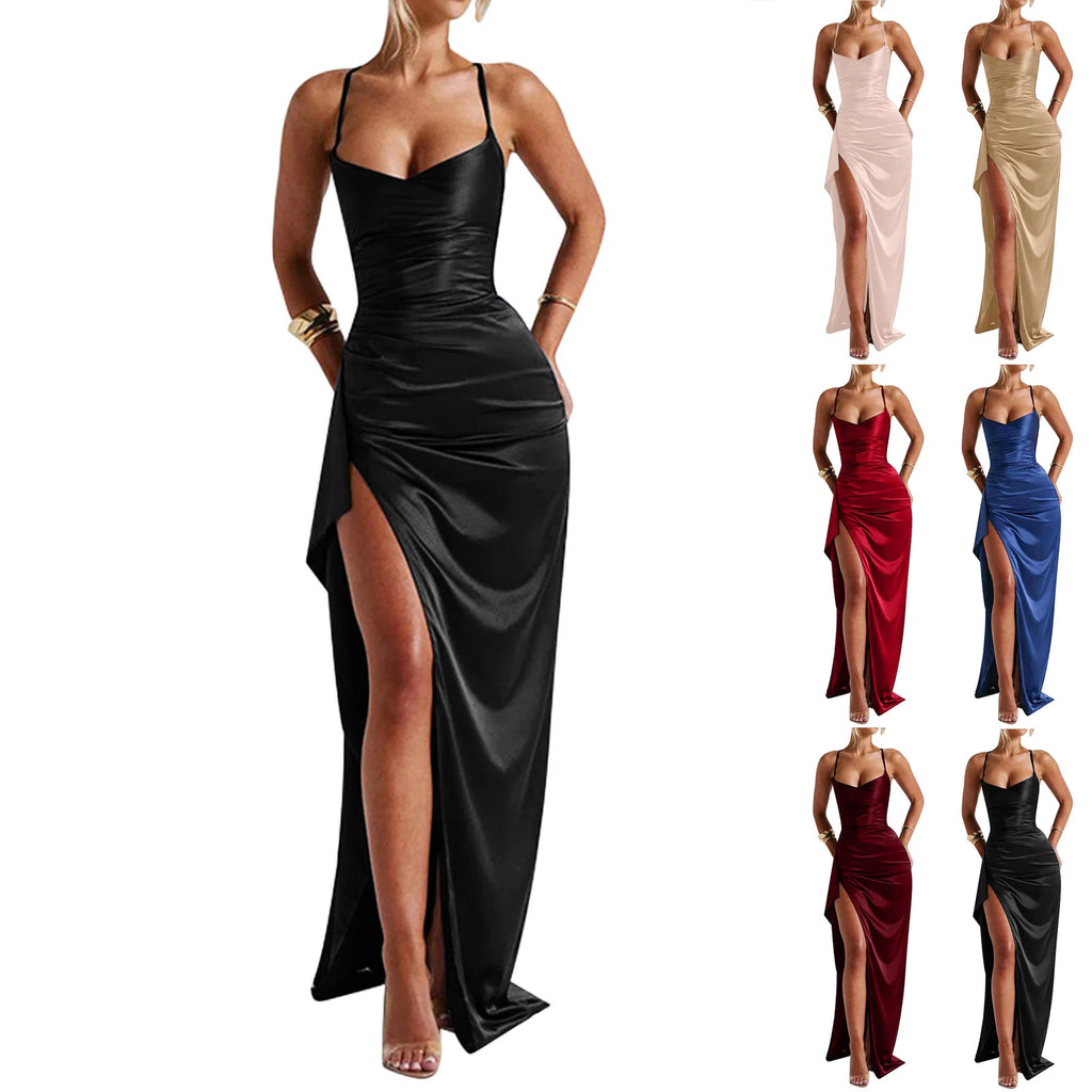 Exquisite Satin Ballroom Dress
