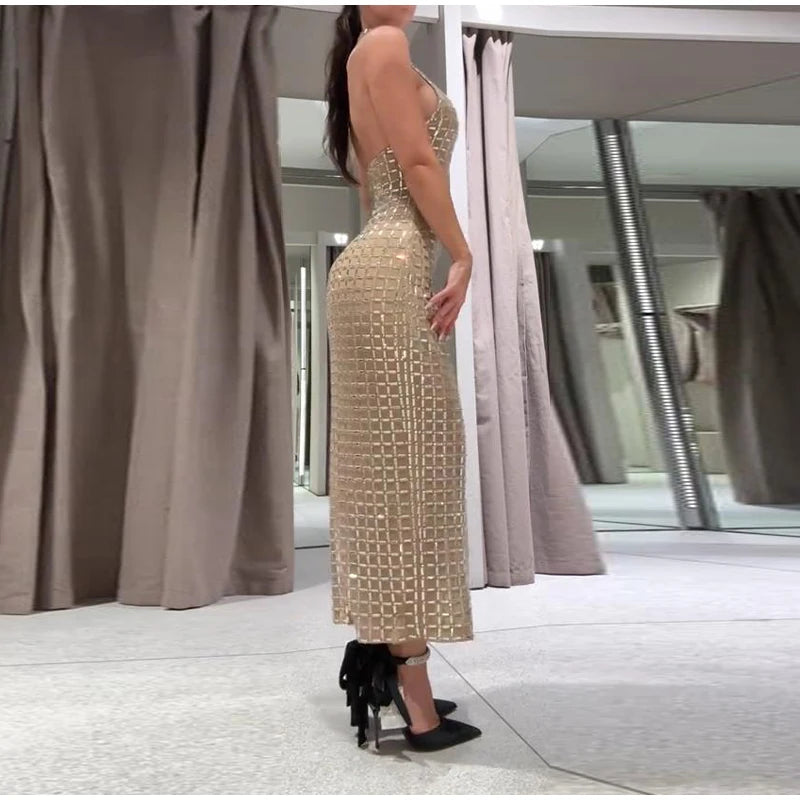 Classy Long Bling Dress