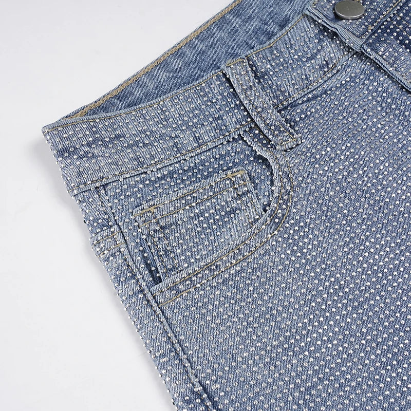 Sparkle Glam Rhinestone Shorts