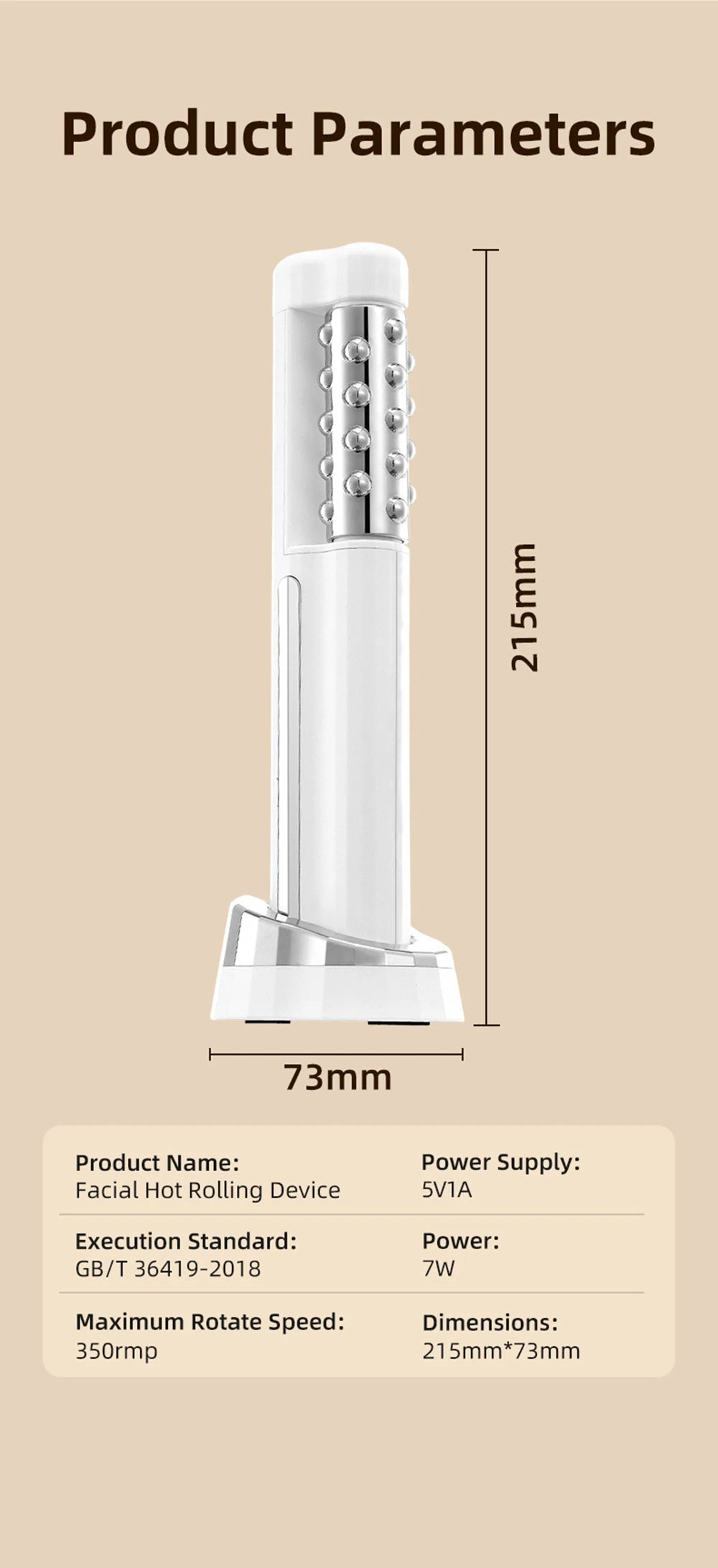 360 Rotation Roller Face Lifting Machine