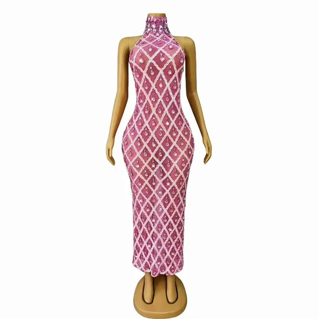 Luxurious Rhinestone Dress