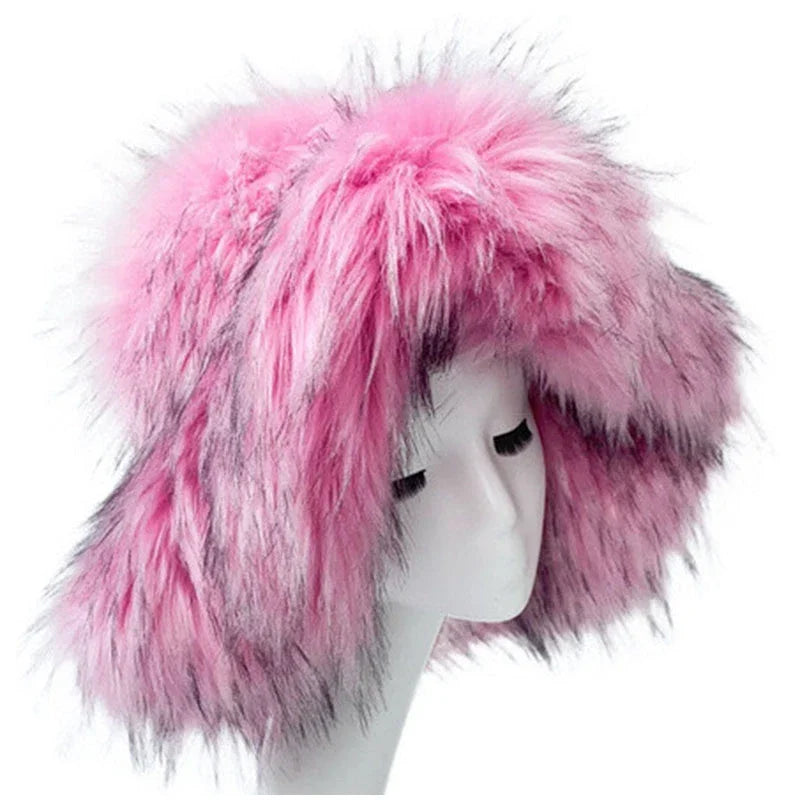 Fashionable Fur Bucket Hats