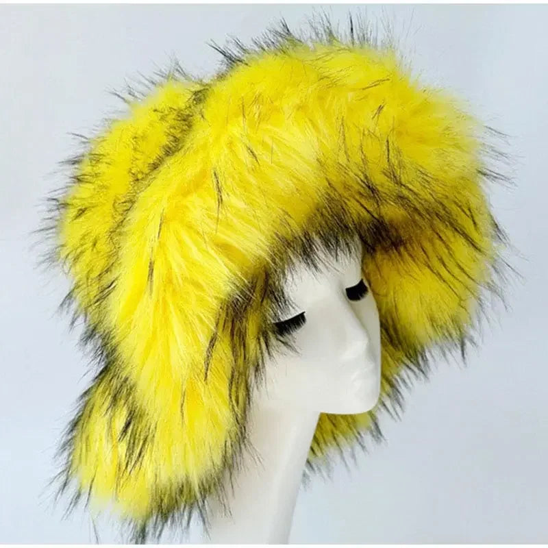 Fashionable Fur Bucket Hats