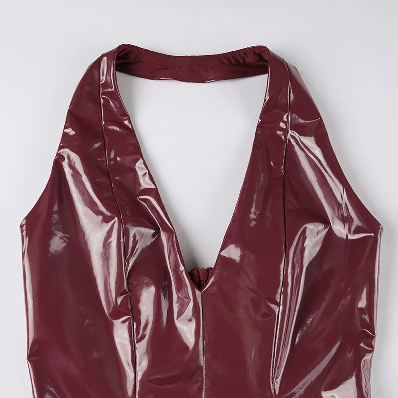 Leather Bodycon Dress