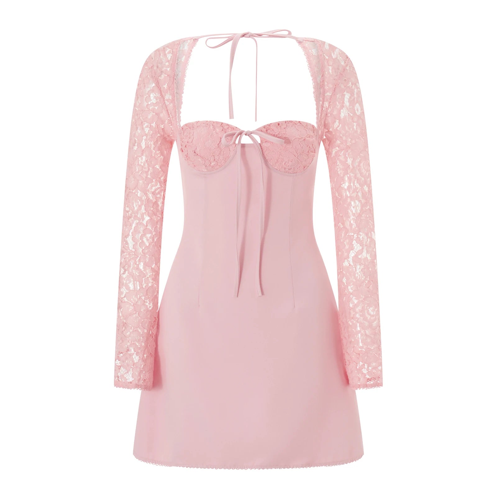 Elegant Lace Mini Dress