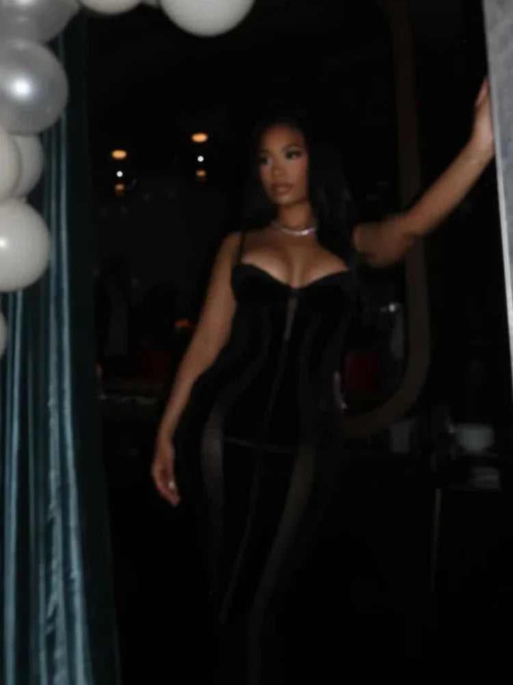 Black Velvet Dress