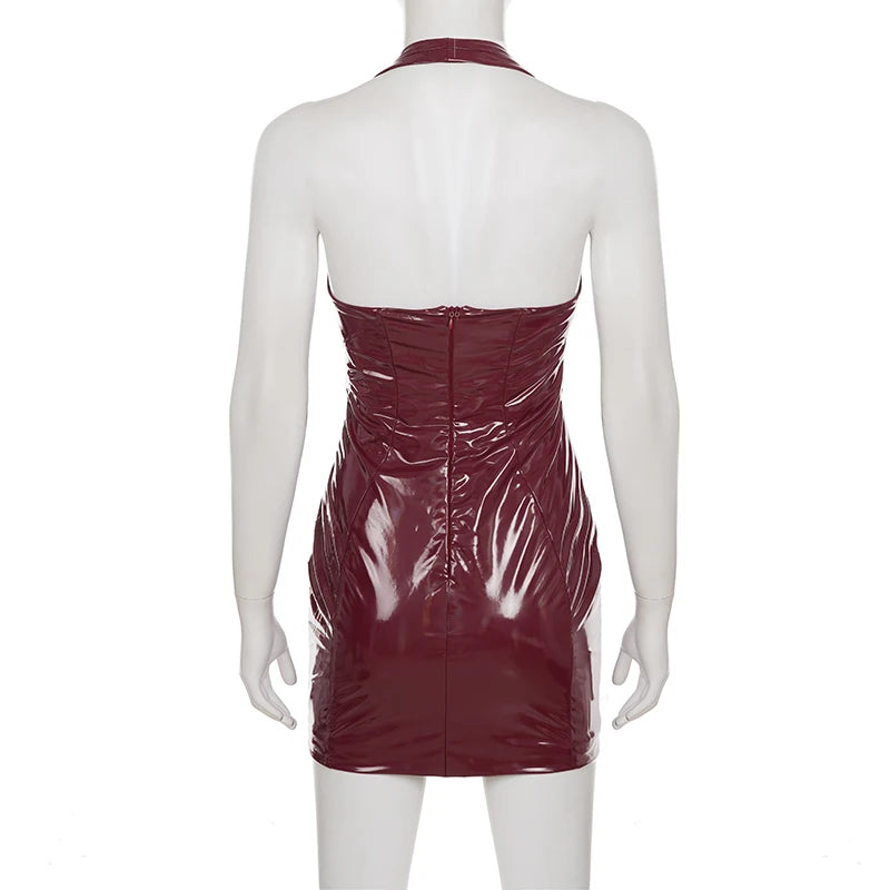 Leather Bodycon Dress