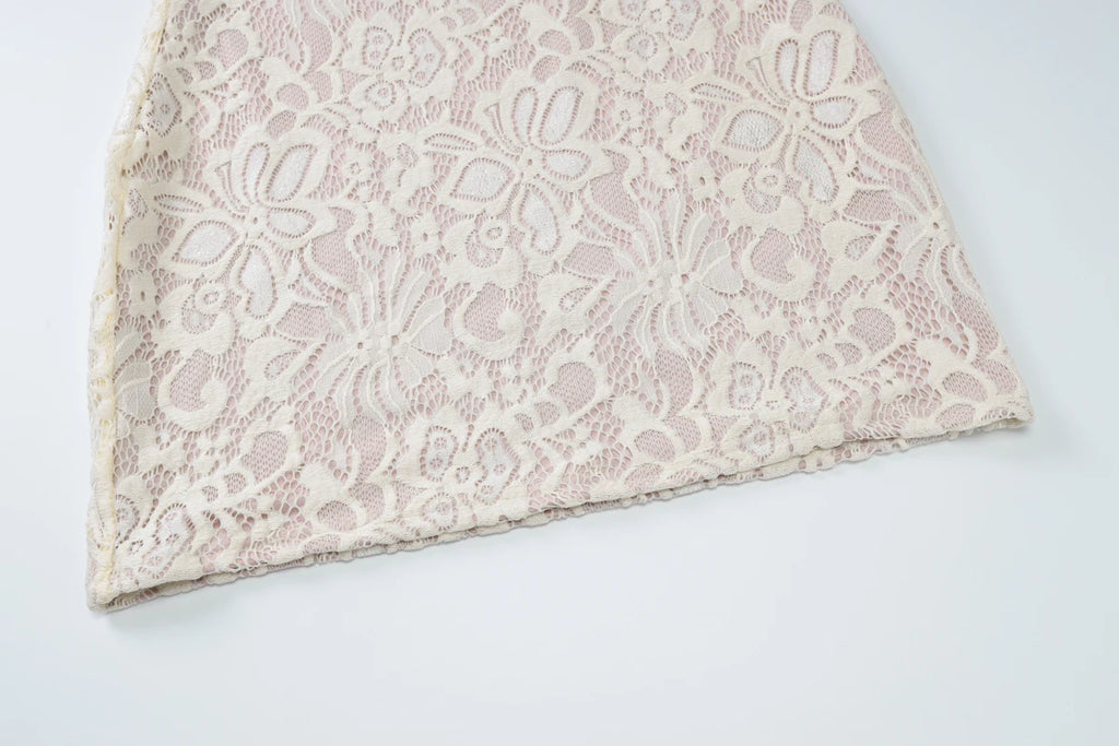 Elegant Lace Mini Dress