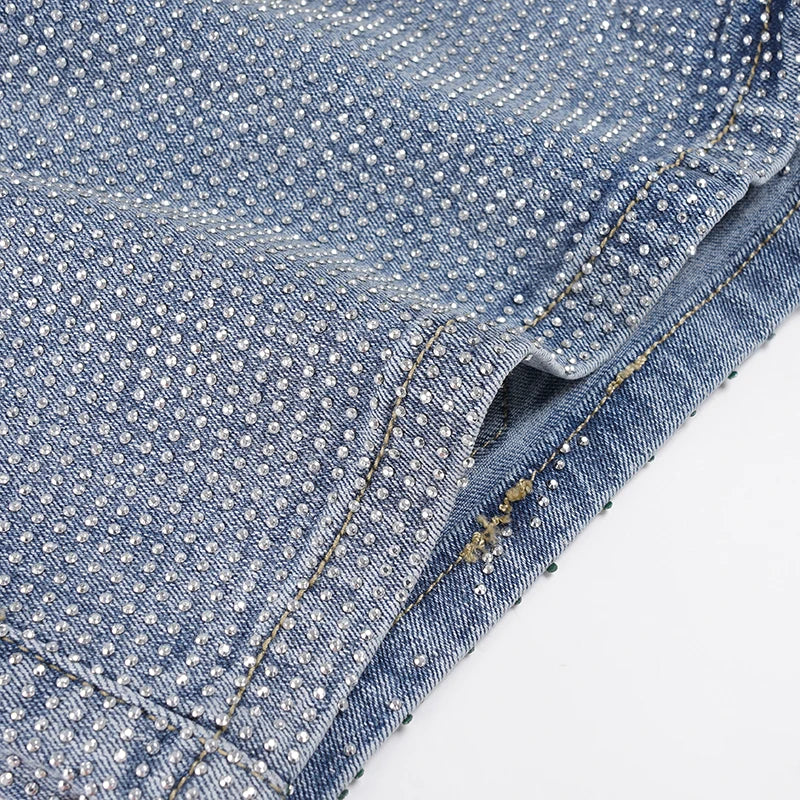 Sparkle Glam Rhinestone Shorts