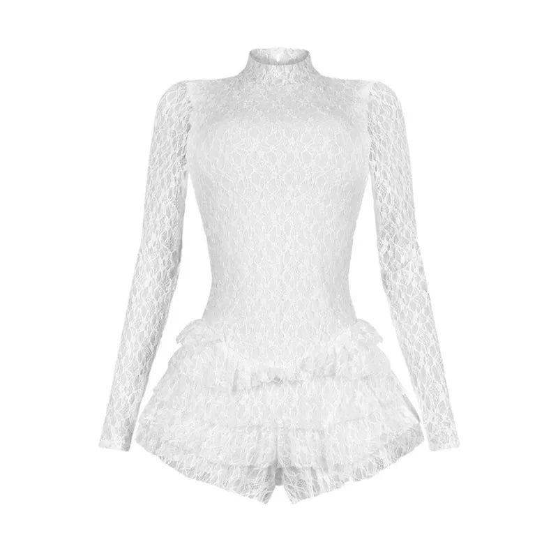 Ruffle Lace Mini Outfit