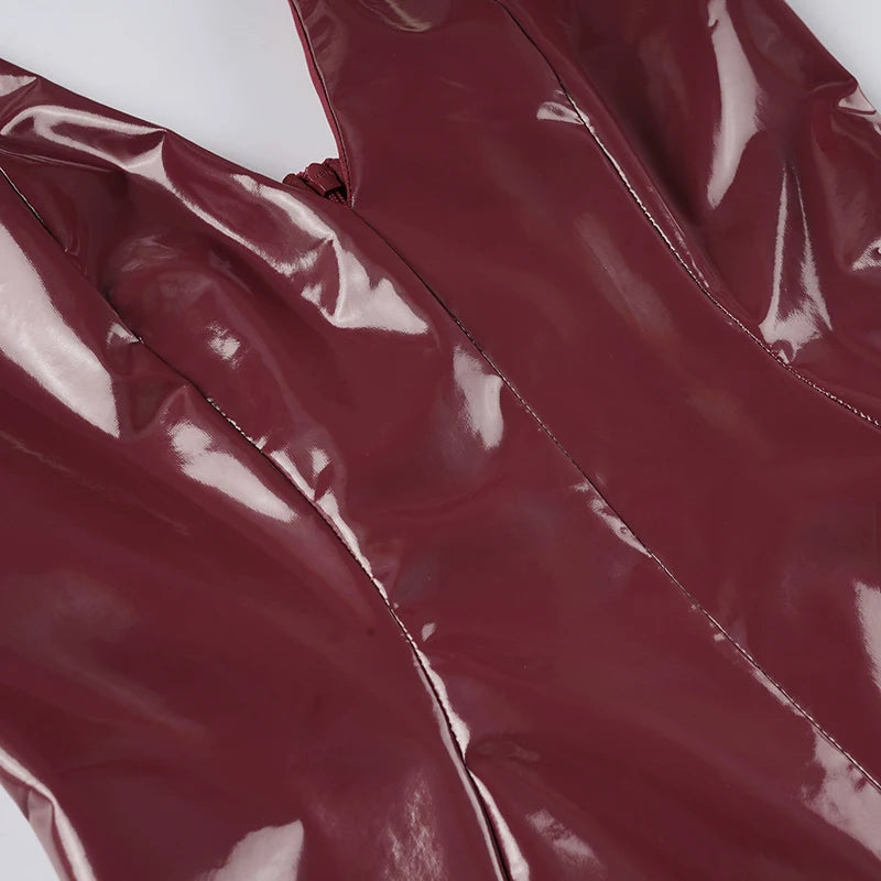 Leather Bodycon Dress