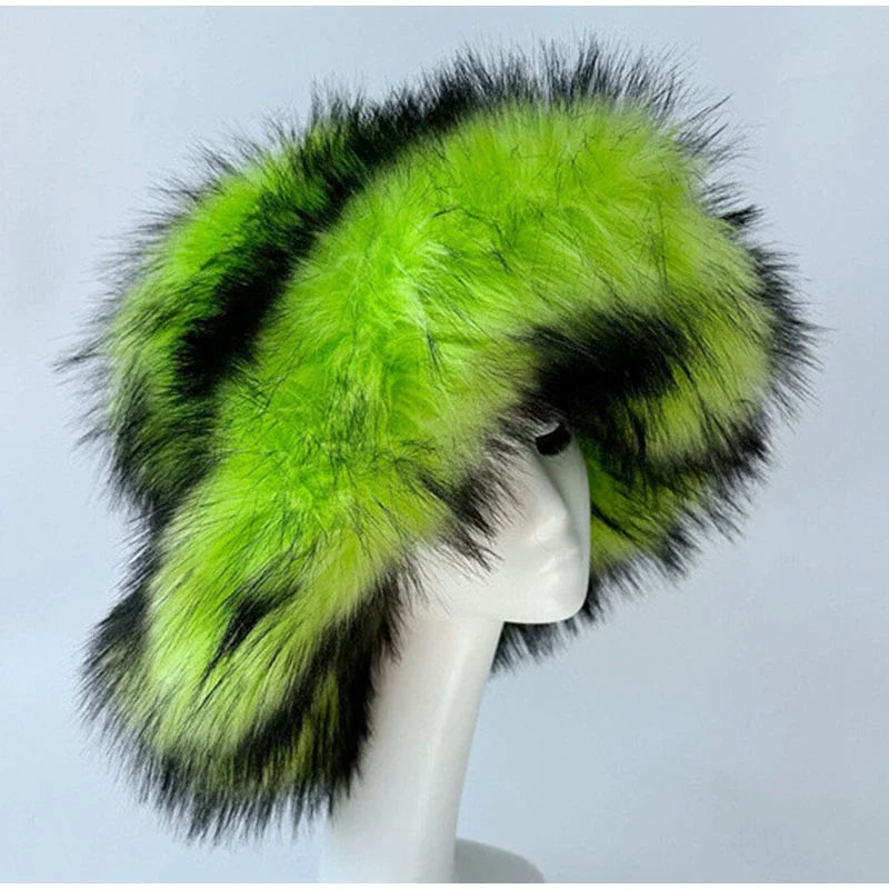 Fashionable Fur Bucket Hats