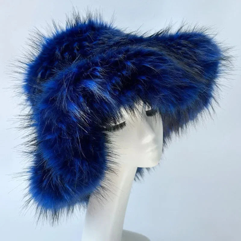 Fashionable Fur Bucket Hats