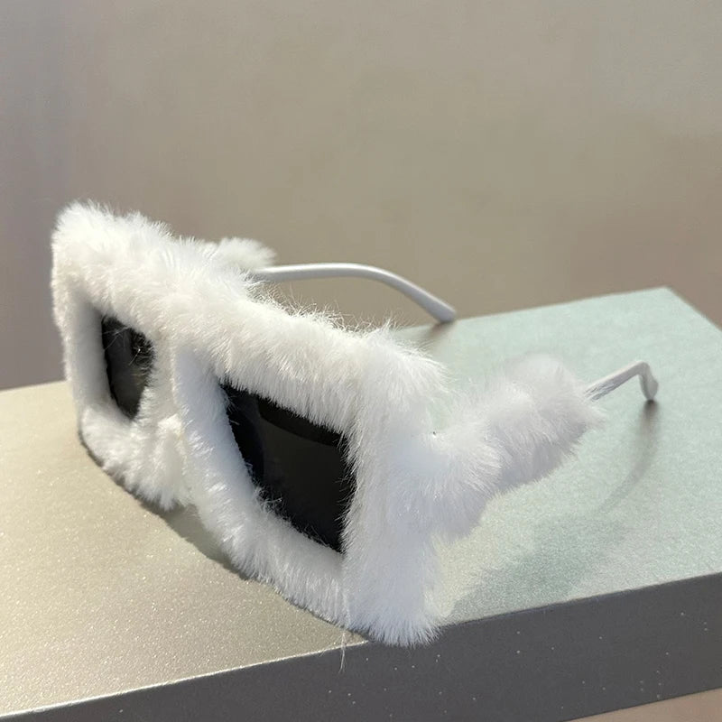 Furry Square Shades