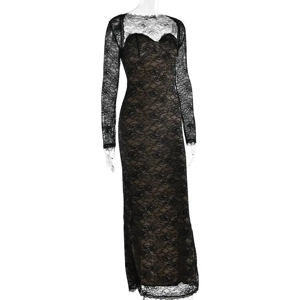 Slim Lace Bodycon Dress