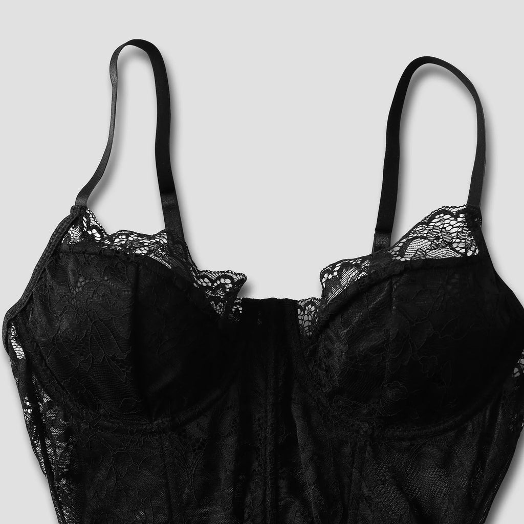 Black Elegant Lace Dress