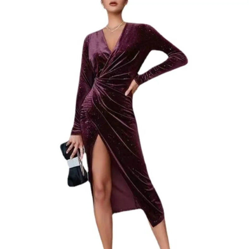 Luxury Long Sleeve Dress