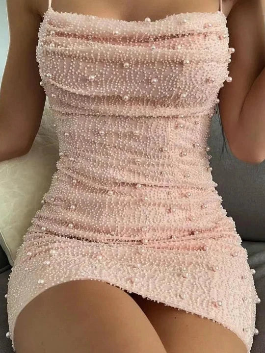 Cute Dotted Mini Dress
