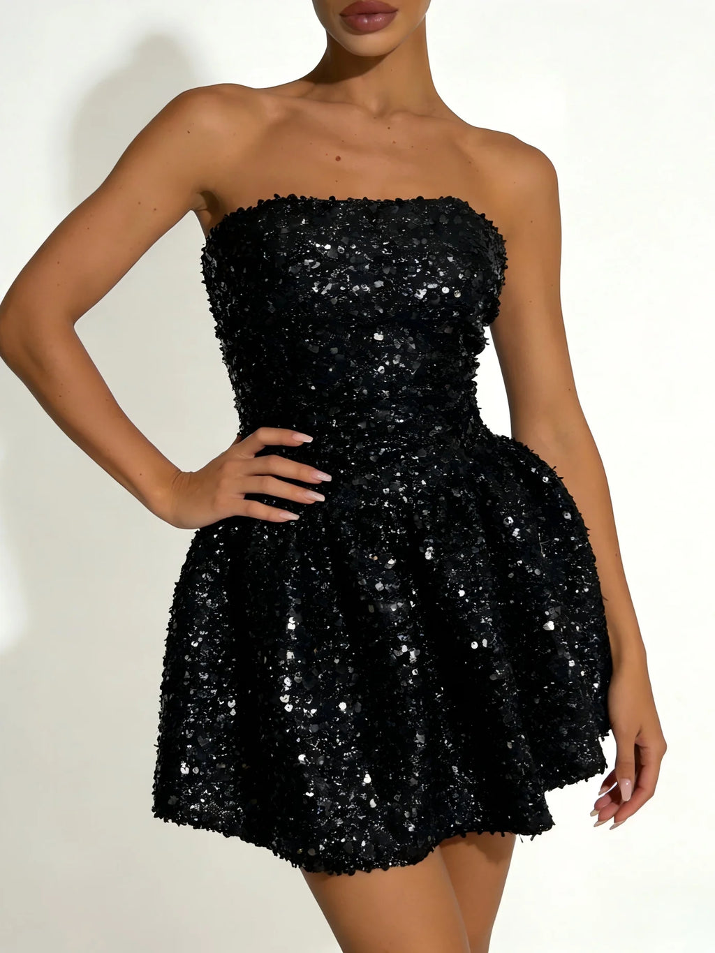 Black Cocktail Night Dress
