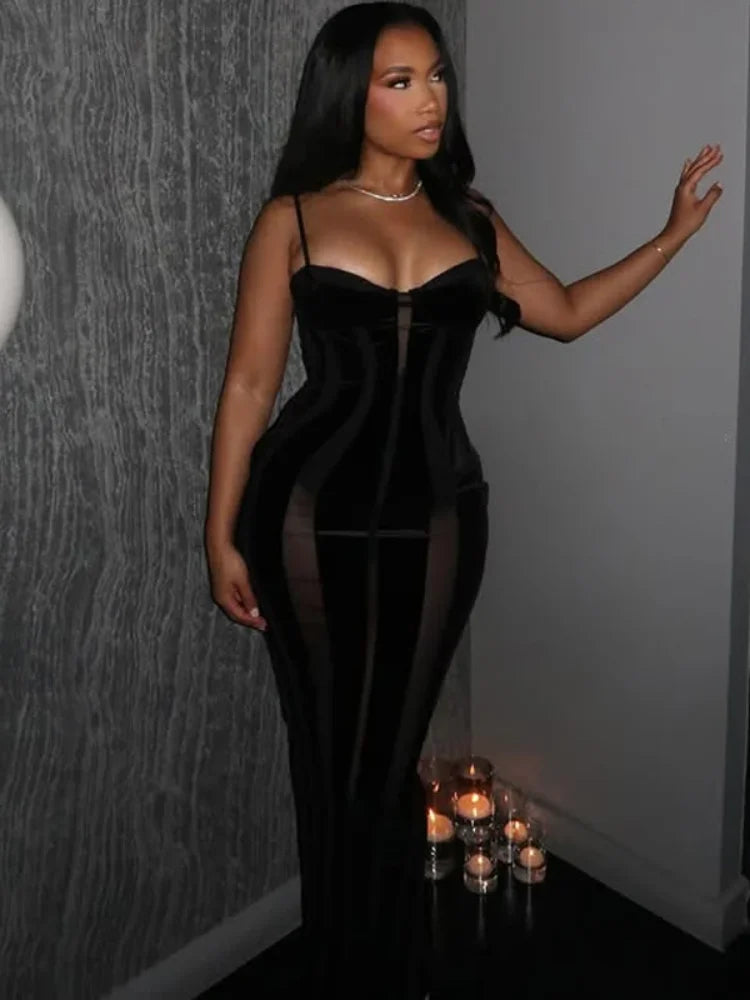 Black Velvet Dress