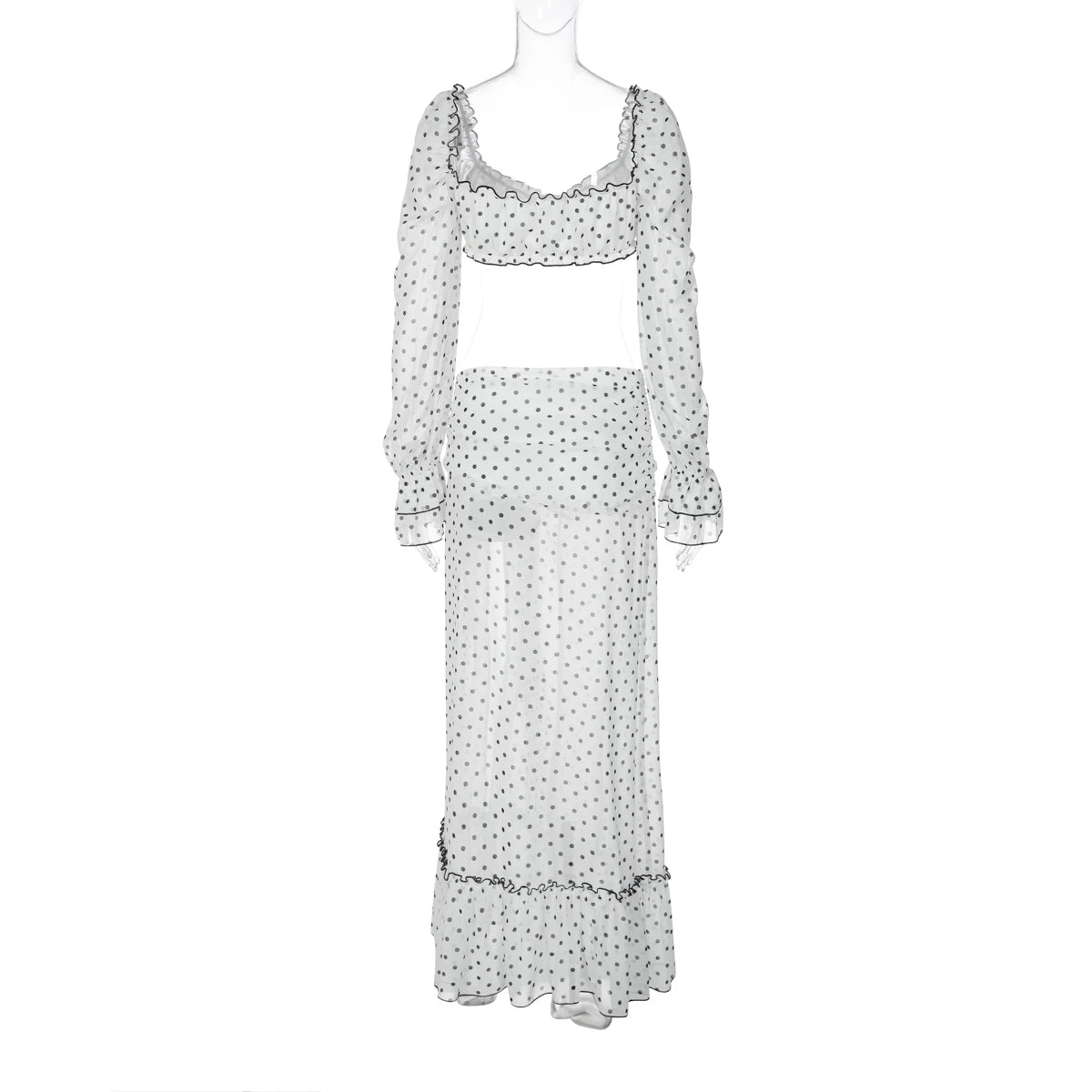 Polka Dot Print 2 Pieces Sets