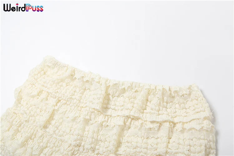 Ruffles Top+Shorts Set