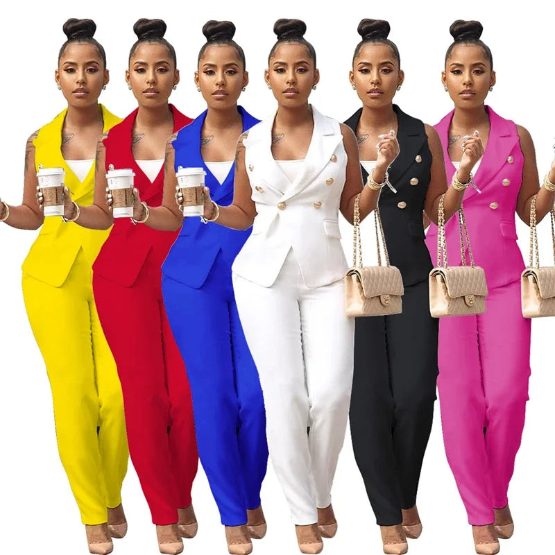 Business Work Wear Two Piece