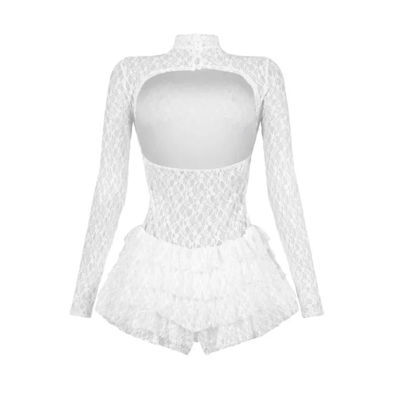Ruffle Lace Mini Outfit