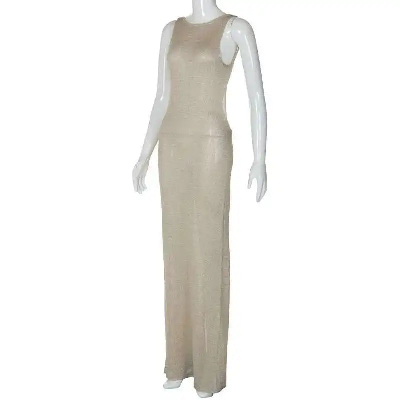Sparkle Backless Dress