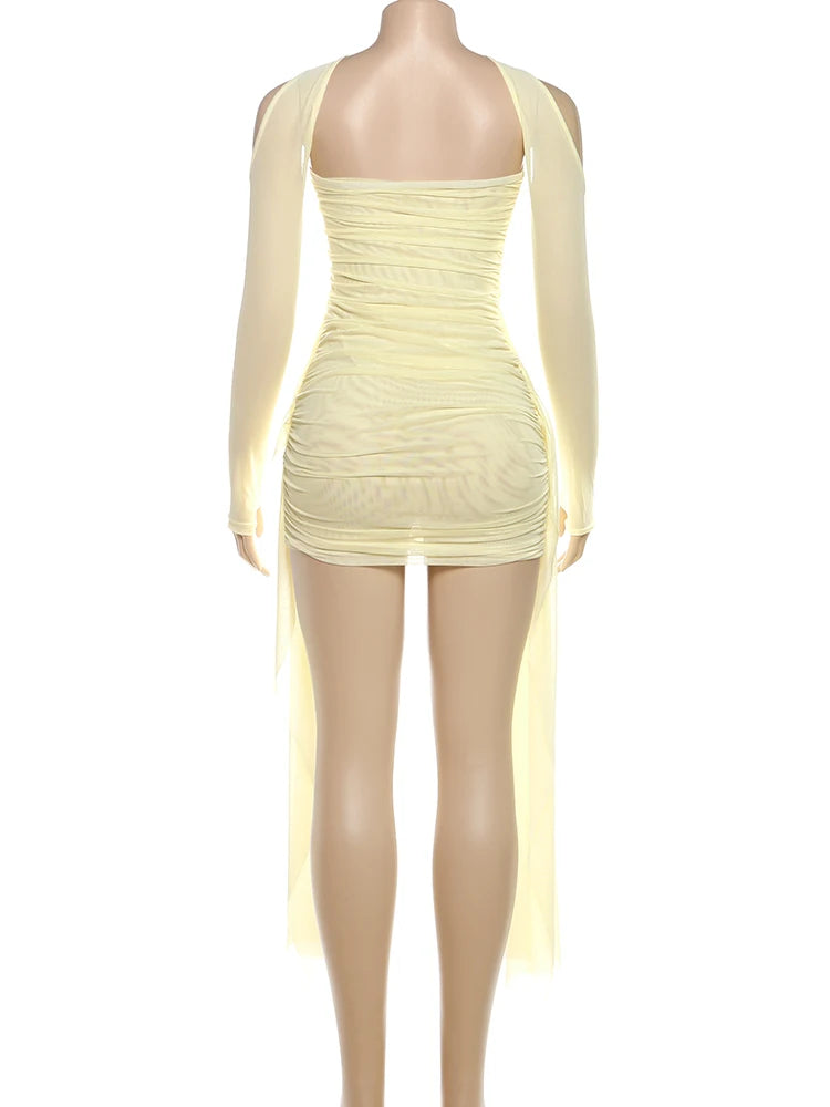 Thin Ribbons Tassel Dress